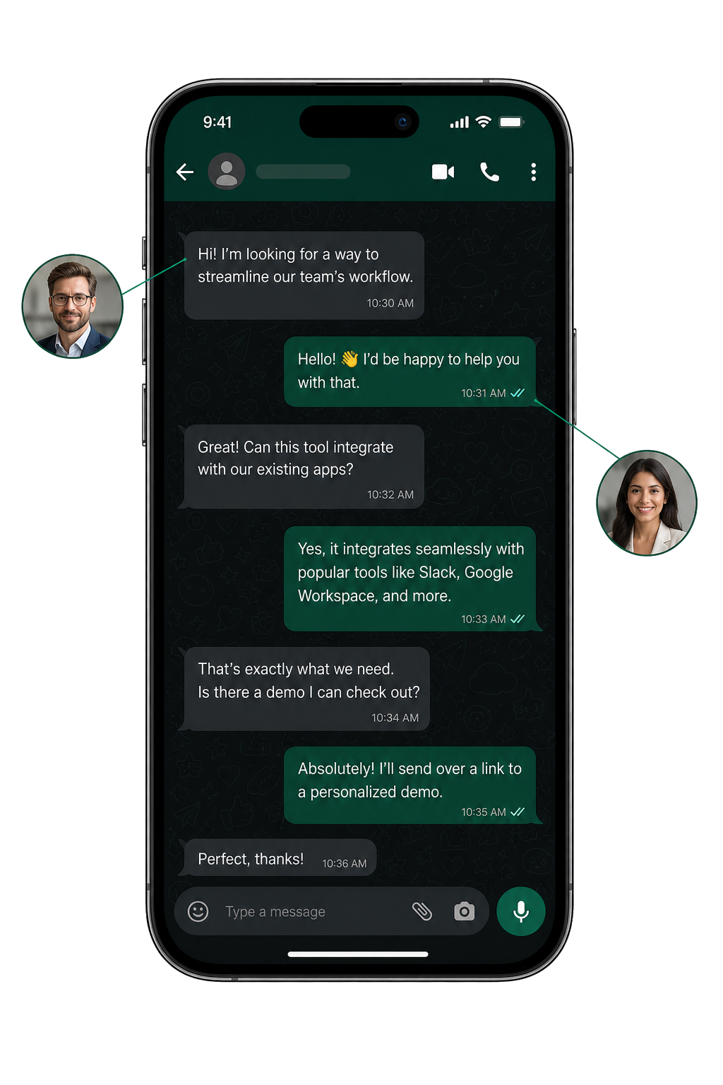 Ojas Ai Tech WhatsApp messaging